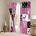thumbnail image 3 of jejeloiu Wild Animal Bear Curtains Pack of 2 (42x84 Each),Rustic Camo Camouflage Curtains Blackout,Pink White Black Bedroom Curtains For Boys Kids,Microfiber Bedroom Decor, 3 of 6