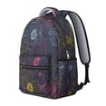 thumbnail image 2 of Boho Floral Students Backpack Durable School Bag with Watercolor Flower Pattern and Adjustable Straps for Student and Student, 2 of 6