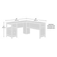 thumbnail image 3 of Sauder® Dawson Trail L-Desk (2 Box), Raven Oak™, 427419, 3 of 9