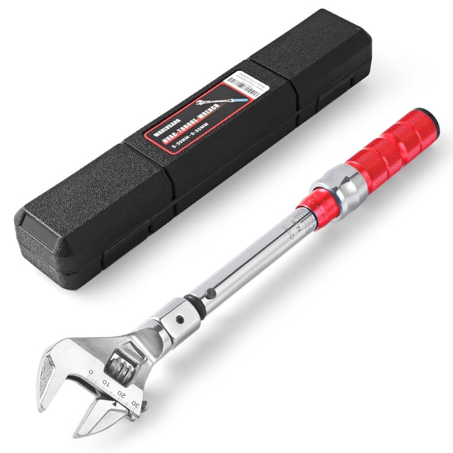 Llave dinamométrica ajustable 5-30 Nm con extremo abierto de 30 mm