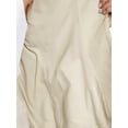 thumbnail image 5 of DARING DIVA Women's Stylish Linen Sleeveless Crew Neck Button Down Waistcoat L Apricot, 5 of 7