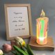 thumbnail image 4 of Velas LED - Velas largas de palmatoria - Batería determinada AA sin llama del LED, 4 of 5