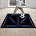 thumbnail image 2 of koolsoo Football Footstep Training Mat Anti Slip Carpet Child Mini Football Door Mat Blue, 2 of 9