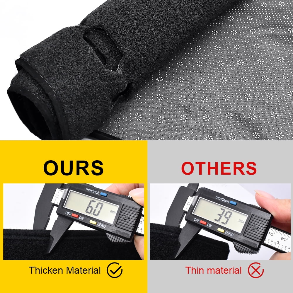 JJMY Dash Cover Anti Slip Dashboard Mat Protector Sun Shade For Toyota RAV4 2013-2018