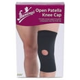 thumbnail image 2 of Flamingo Open Patella Knee Cap - Knee Support, 2-Way Stretch Fabric, Cushioning, Beige, 3XL, 2 of 4