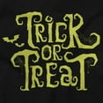 thumbnail image 2 of Spooky Halloween Trick or Treat Womens Slim Fit Graphic Tee Brisco Brands S, 2 of 5