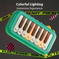 thumbnail image 4 of 15 Key Pocket Piano Mini Electronic Piano One Click Switching Between 3 Different Tones Illuminated Keys Interesting Portable Music Instrument for Trip Home Camping Outdoors, 4 of 6