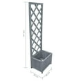 thumbnail image 3 of vidaXL Trellis Planter 40x30x135 cm Solid Firwood, 3 of 4