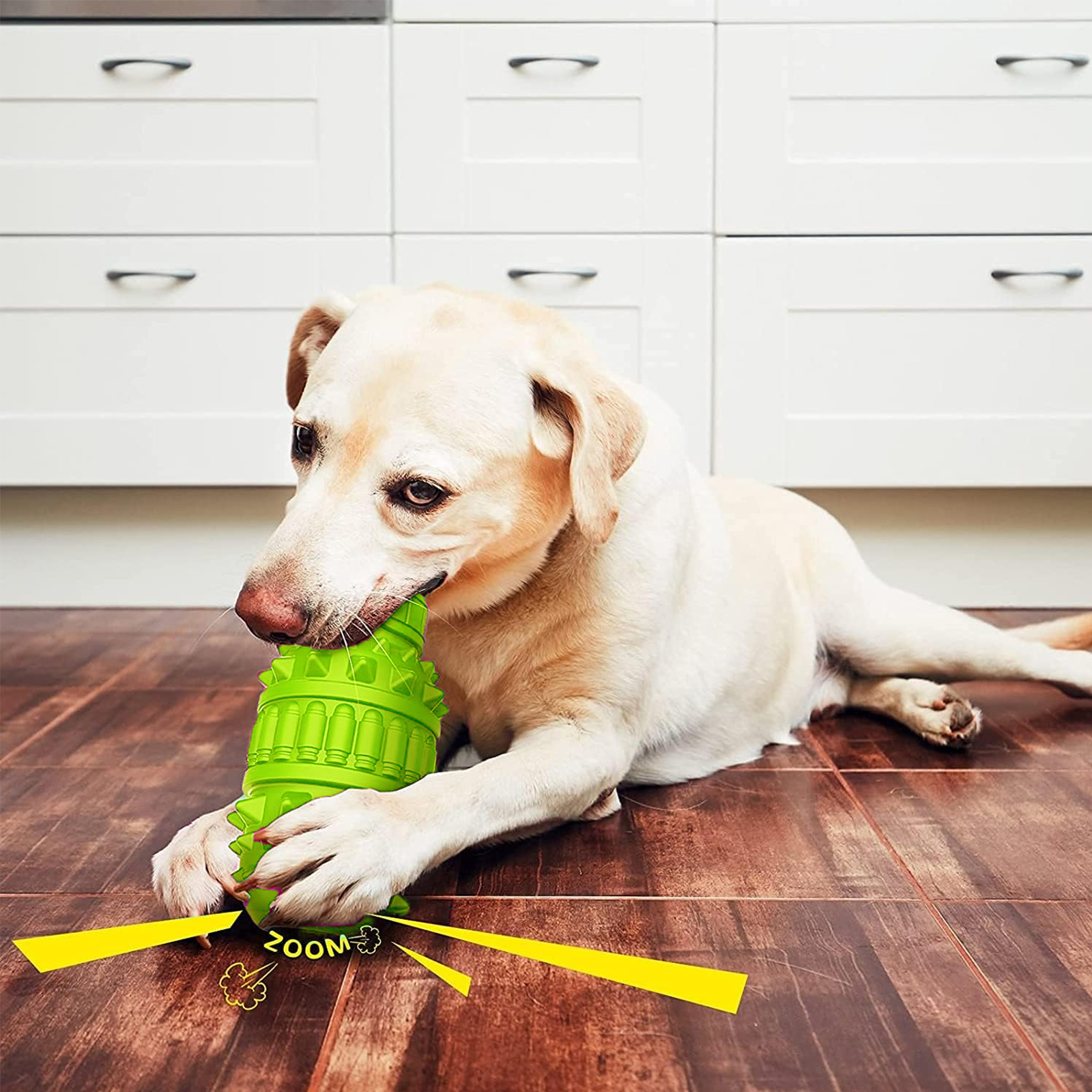 URRU Dog Toy for Aggressive Chewers, Large, Green photo 7