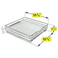 thumbnail image 4 of LYNK PROFESSIONAL 10-1/4" Wide Pull Out Spice Rack Organizer for Cabinet, Slide Out Shelf, Chrome, 4 of 10