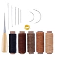 thumbnail image 1 of Shengyu 14PCS DIY Leather Tool Set Sewing with Leather Waxed Thread Cord and Thimble for, 1 of 6