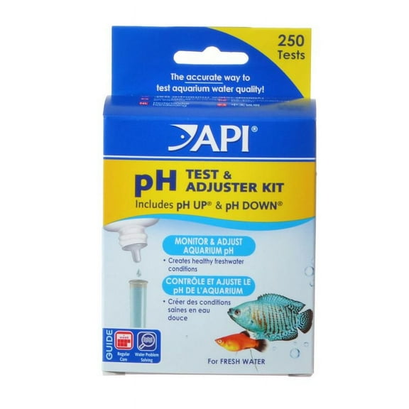 API pH Test and Adjuster Kit for Freshwater Aquariums [Aquarium pH Treatments, Aquarium Water Test Kits, Aquarium Supplies] 3 count