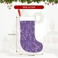 thumbnail image 4 of Haiem Lavender Flowers Pattern Christmas Stockings, Personalized 18 Inches Knit Christmas Stockings Xmas Hanging Stockings for Family Christmas Decorations, 4 of 7