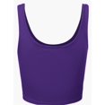 thumbnail image 3 of Sleeveless Crop Tops Scoop Neck Camisole Backless Cropped Tank Top, 3 of 5