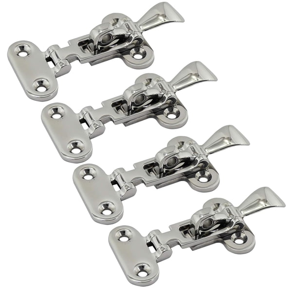 Pestillo de sujeción con cerradura antisonajero de acero inoxidable 316 de alta resistencia, Hardware para escotilla de armario, 4 Uds.
