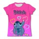 thumbnail image 3 of Camisetas de Disney Stitch para niñas, ropa informal de verano de manga corta con bonitos dibujos animados para niños, camisetas con corazones, camisetas suaves para niños, 3 of 5