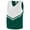 Dark Green & White, variant on Augusta 9111A Girls Pride Shell - Maroon & White- Medium