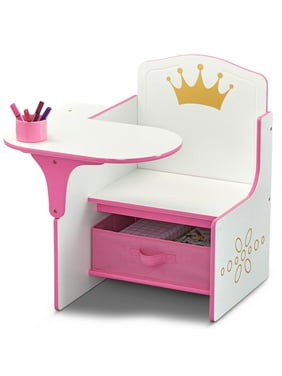 Delta Children Princess Crown Chair Desk with Storage Bin