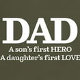thumbnail image 3 of CafePress - Dad A Son's First Hero Dark T Shirt - Men's Classic Graphic Cotton T-Shirt, 3 of 4