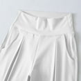thumbnail image 6 of Pants for Women Wide Leg Pants Woman Women's Casual Pants Ladies Fashion Elastic Comfortable High Waist Casual Wide Leg Trousers, 6 of 9