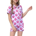 thumbnail image 1 of Ensemble de Pyjama Garçon Imprimé Manches Courtes Chemise Boutonnée Ensemble Décontracté Ensemble de Pyjama Garçons Pyjama Garçons Filles Mode, 1 of 5