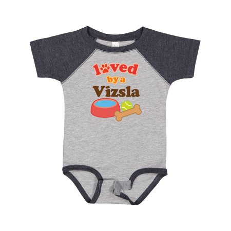 

Inktastic Vizsla Loved by a (Dog Breed) Gift Baby Boy or Baby Girl Bodysuit