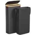 thumbnail image 1 of Cesto de ropa sucia Foluck Slim, 60 L, impermeable, plegable, negro, 1 of 6