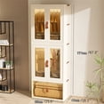 thumbnail image 1 of Garde-robe Pliable Simple Armoire Portable Armoire à Vêtements Chambre Chambre de Bébé Armoire Installation Rapide Gratuite Commode Armoire de Rangement, 1 of 3