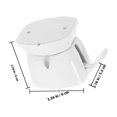 thumbnail image 2 of Raindrops 2Pcs Rv Door Latch White Nylon Camper Door Holder for Secure Trailer and Vehicle Doors, 2 of 8