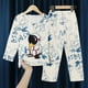thumbnail image 1 of Pijamas para niños Primavera y Otoño de manga larga para niño niña pequeña Niños medianos y grandes Lindo estilo princesa ropa de casa, 1 of 2