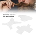 thumbnail image 4 of Beard Shaping Card Hairline Beard Guide Styling Tool for Home Hairdresser, 4 of 7