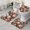 Pioneer Flower Floral-1, variant on Pioneer Flower Floral Print Pattern Bathroom Rugs Sets 3 Piece,Toilet Cover Set,Absorbent Non Slip Bathroom Mats Sets with U-Shaped Contour Rug Toilet Rug Set