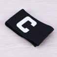 thumbnail image 3 of icolorfuled Black Nylon Captain Armband for Wearing Adjustable Design Great for Team Sports Including Football, 3 of 7
