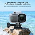 thumbnail image 3 of 45M Waterproof Protective Shell for DJI Osmo Nano, Transparent Tempered Glass PC Camera Cover with Adapter Base, Underwater Photography Accessory, 3 of 9
