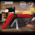 thumbnail image 2 of RED BEYOND CELL TRI-SHIELD RUGGED CASE COVER with KICKSTAND + BELT CLIP HOLSTER + LANYARD STRAP + CREDIT CARD POCKET FOR GOOGLE PIXEL XL 5.5", 2 of 9