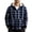 #03, variant on Mens Winter Jacket Fashion Plaid Warm Mens Fleece Jacket Casual Long Sleeve Zip up Hooded Winter Coats for Men with Pockets M