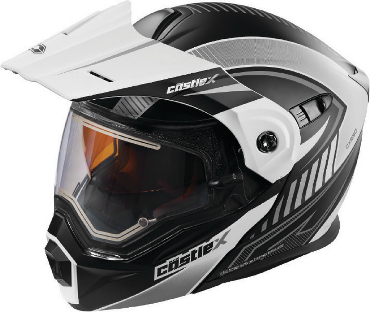 Castle EXOCX950 Apex Electric Helmet White/Black