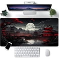 thumbnail image 1 of Lofi Cat Desk Mat Dark Green Plant Books Desk Pad Black Cat Aesthetic Anime Big Mouse Pad Large Gaming Mousepad XL Cool Keyboard Pad Deskmat Laptop Computer Mouse Mat 31.5X 15.7in, 1 of 5