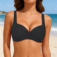 thumbnail image 2 of Hauaitttt Underwire Bikini Top Push Up Bathing Top Padded Bra Swimsuit Top Swim Pants for Girls Size 16 Bathing Suit Shirts for Juniors Woman Bathing Suit Shorts Short and Top Set Women Swimsuit, 2 of 6
