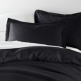thumbnail image 5 of Comfort Canopy 2-Pack Pillow Shams Set - Ultra Soft & Breathable, Standard/Queen, Black, 5 of 11