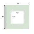 thumbnail image 2 of Honeydew 16x16 White Picture Mats with White Core for 8x8 Pictures - Fits 16x16 Frame, 2 of 4
