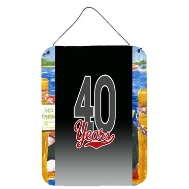 40 Years Wall or Door Hanging Prints