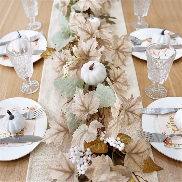 Antqov Halloween Thanksgiving 67.7inch Artificial Flower Maple