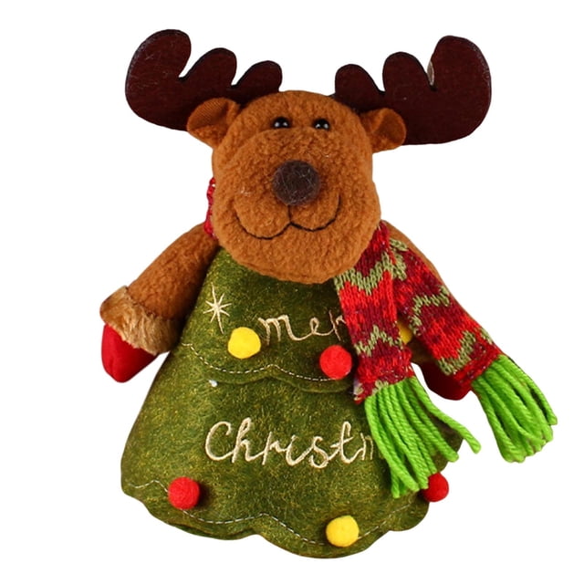 Christmas Gift Bag Linen Zipper Bag Letter Gift Bag Party Decoration