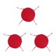 thumbnail image 4 of Cateissary Cojín De Algodón Y Cómodo Para Sillas De - Cojín De Asiento Con Lazos Cojín De Silla Rojo Opaco Type1 NO1, 4 of 6