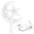 thumbnail image 1 of Classic Star Moon Tree Topper Led Topper Light for Christmas Tree Decoration, 1 of 8