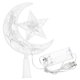 thumbnail image 1 of Classic Star Moon Tree Topper Led Topper Light for Christmas Tree Decoration, 1 of 6