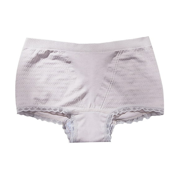 Women's Briefs Bikini Small Underwear Underwear Womens Bikini Cut Panties Women Pack Womens Nylon Panties Athletic Women Thong Large Padded Men Slotted Grey One Size