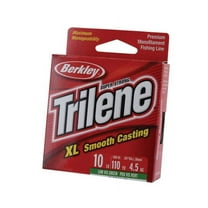 Berkley Trilene® XL® Monofilament Fishing Line, Low-Vis Green, 8 lb Test Strength, 110 yd