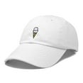 thumbnail image 4 of DALIX Double Scoop Ice Cream Hat Womens Embroidered Baseball Cap in White, 4 of 5